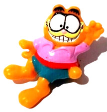Garfield And Odie Riding Scooter Sidecar McDonald's Happy Meal Toy 1988 Red