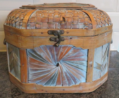 Rustic unusual wicker storage - unusual,