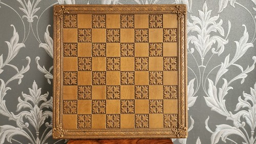 Large antique chess board - board, x
