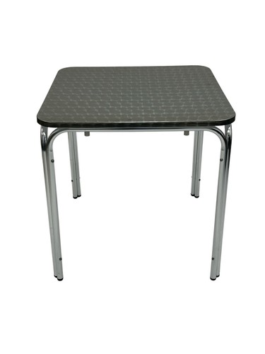 Square aluminium tables - square,