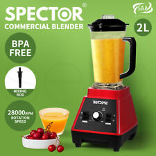 Spector 2L Commercial Blender Mixer Food Processor Juicer Smoothie Ice Crush Red