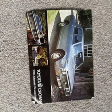 Toyota Crown 2600 De Luxe Saloon Brochure / Flyer 1973