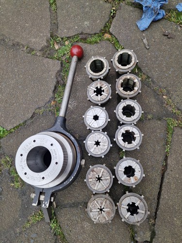 Burnerd collet set with - set, holder