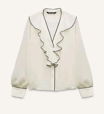 Zara Ivory / cream chiffon