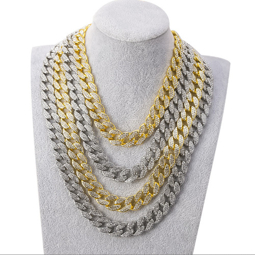 Mens iced out - iced, thick