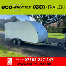 ECO SHUTTLE – CAR TRAILER ENCLOSED COVERED RACE CLASSIC TRANSPORTER 4.5M 3000kg