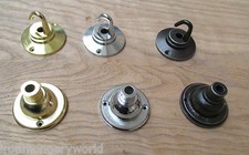 CAST IRON- retro old vintage ceiling rose light gland hanging light rose flange