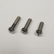 1BA stainless steel screws, brake & clutch lever clamp, Amal, BSA, Norton