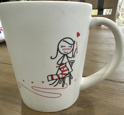 Valentine mug cup knitter gift - valentine,