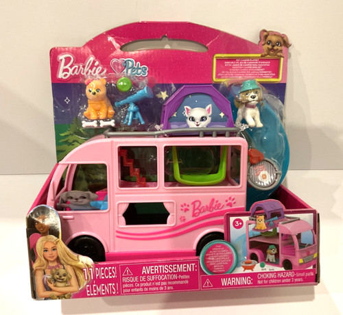 Barbie doll pets - barbie, camper