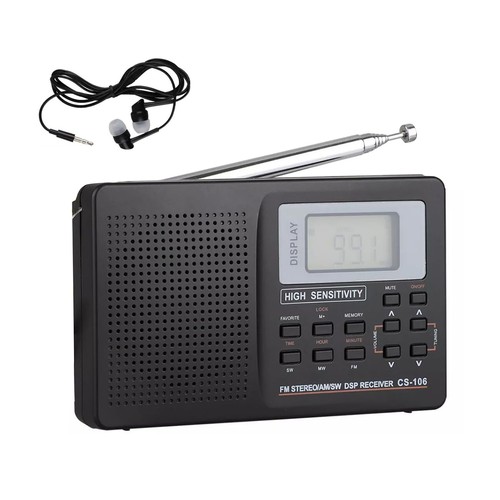 Portable digital radio lcd - portable,