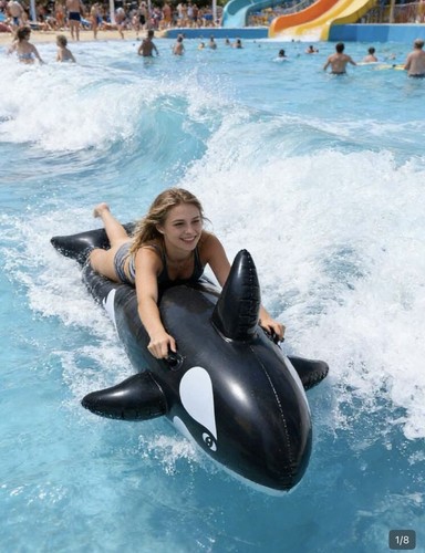 Killer whale inflatable - killer,