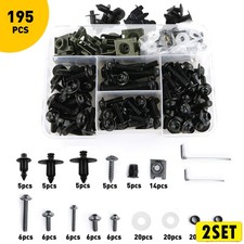 2Set Fairing Aluminium Bolts Complete Screw Kit Fit For Kawasaki Ninja ZX9R ZX6R