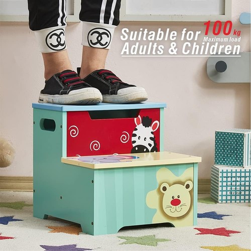 Wooden step stool kids small - wooden,