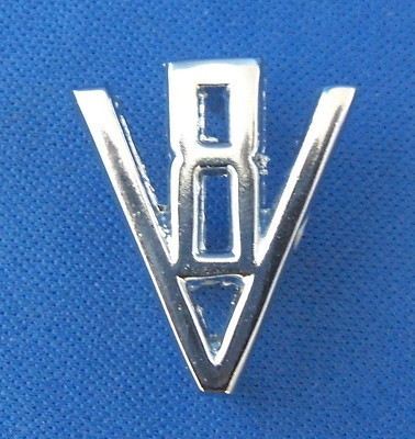 Daimler chrome boot badge - chrome,