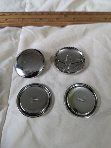 Metal self cover button - self,