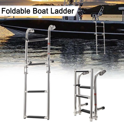 Boat ladder foldable steps - boat,