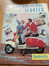 Power & Pedal Scooter Mag April 1959 Lambretta Vespa Moto Baldet Northampton