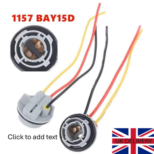 2pcs bulb holder 1157 - bulb, bay15d