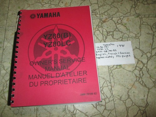 Yamaha 1991 yz80 - (, b