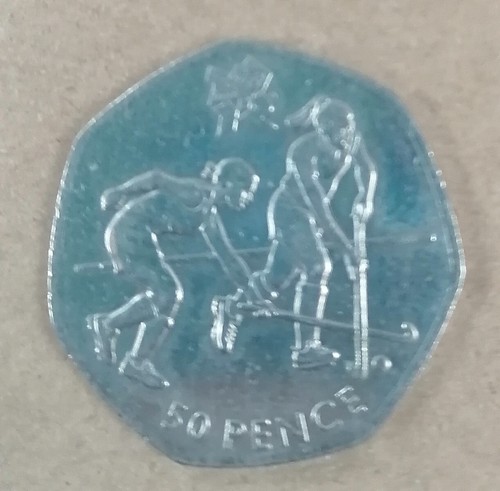 Olympic 50p coins - coins, fifty