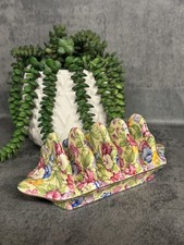Rare Royal Winton Grimwades Sweet Pea Toast Rack c 1930 1940