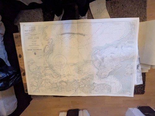 Old nautical charts - charts, the