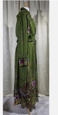 Karen Millen Green Floral Maxi