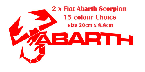 Red fiat abarth 500 - x,