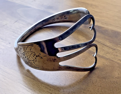 Vintage silver plate - vintage, fork