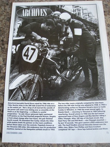 750cc norton atlas motorcycle - norton,