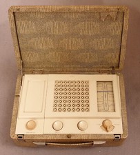 Old radio receiver with vacuum