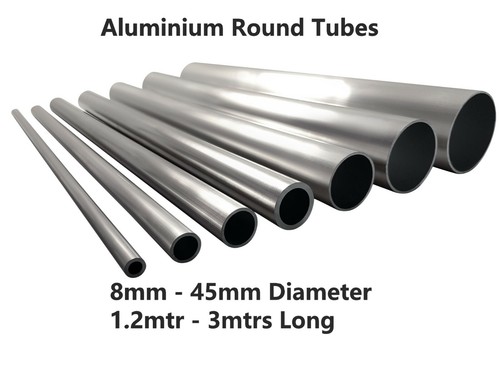 Aluminium round tube - round, 10mm