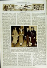 Original Old Vintage Print