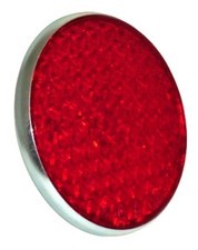 LUCAS ROUND REPLICA RED REFLECTOR RER14 LU57079A 99-1162 BSA ENFIELD TRIUMPH