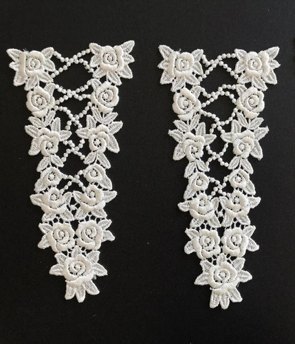 Embroidered sew applique - embroidered, on