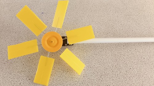 Led wind turbine - motor, energy