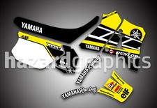 Yamaha DT DTR DT125R Graphics Kit Sticker Decal Set (Yellow & Black DT 125R)