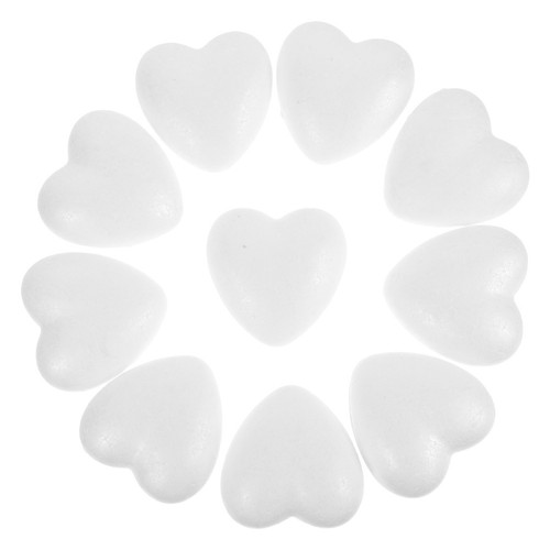 Polystyrene heart shaped - polystyrene,