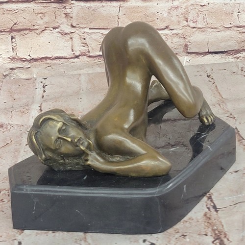 Bronze sculpture nude figure - bronze,