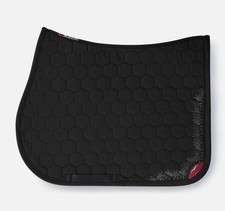 ANIMO Saddle Pad WISTERIA - Black Jumping