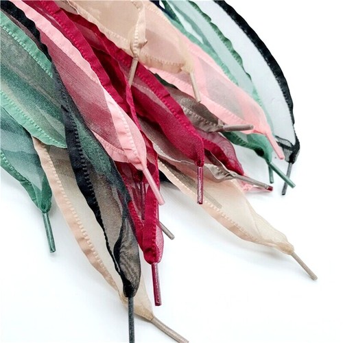 Fashion wide shoelace organza - shoelace,
