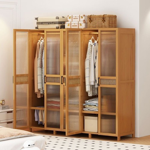 Bamboo doors wardrobe for - doors,