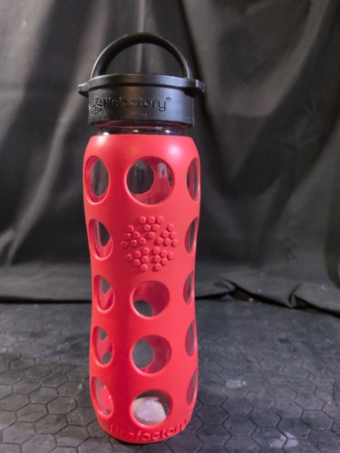 Lifefactory red glass water - lifefactory,