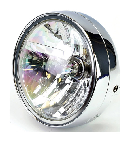 Universal chrome headlight - 7",