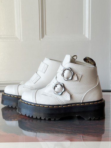 Martens devon flower white - dr,