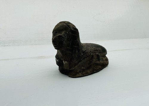 Egyptian carved stone sphinx - egyptian,