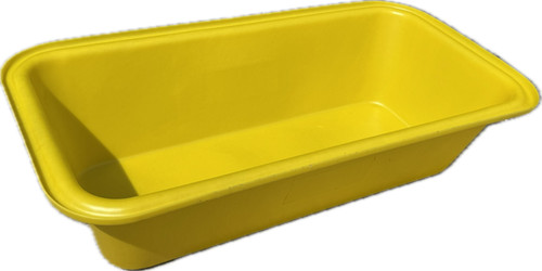 Large yellow dog bath - large,