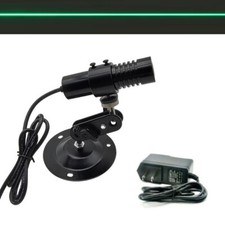 520nm 100mW Grass Green Line Laser Waterproof Tool Marker W/7V Adapter & Holder