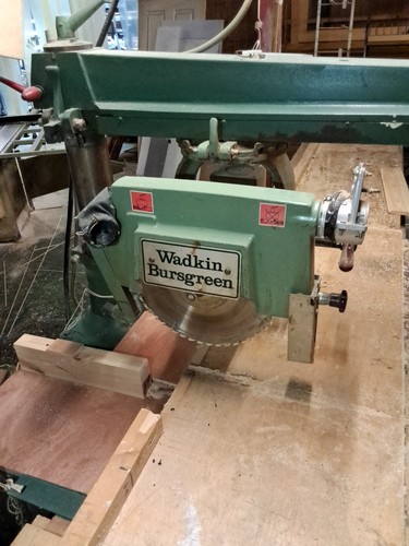 Wadkin bursgreen radial arm - wadkin,